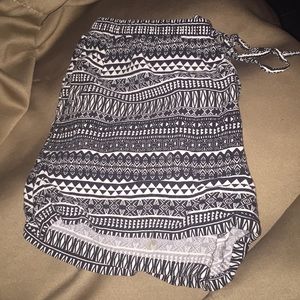 Tribal print shorts